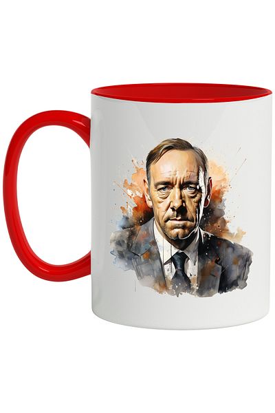 StoryGift Romania Mug With Tommy Lee Jones, Actor, Celebrity, Movies, Multicolor 330 ml, Ceramic, With,STG.