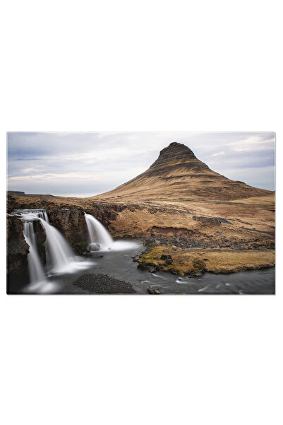 StoryGift Romania Tablou Canvas Muntele Kirkjufell Si Cascadele Sale Ii, Aven...