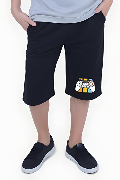 FYK KİDS Boy's Summer Printed Bottom-Top Suit