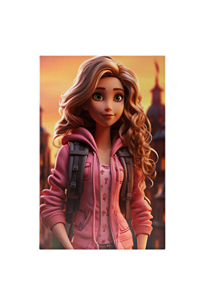 StoryGift Romania Canvas Painting 60 x 40CM Character Choice Schoolgirl Inspi...