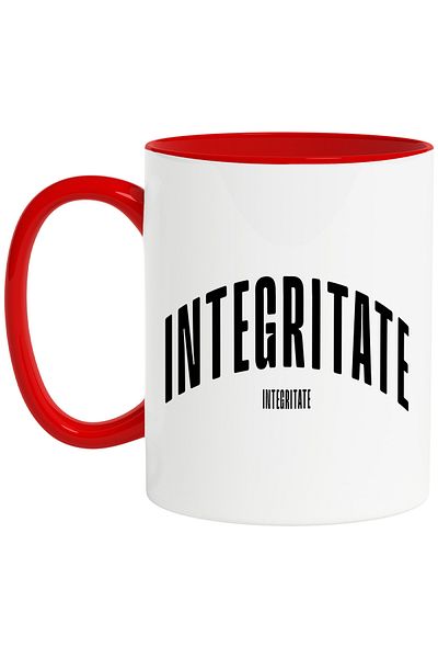 StoryGift Romania Mug The Word Integrity, Motivational, Self Help, Self Understanding, Appreciation, With ,STG.