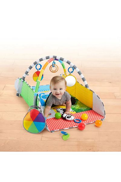 Baby Einstein Patch’s 5-in-1 Ball Pit & Play Gym with Music & Toys | Ages 0+