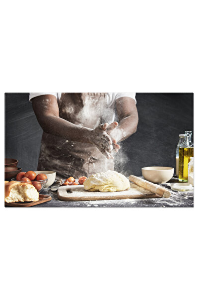 StoryGift Romania Tablou Canvas Bucatar Profesionist Cu Pielea Inchisa, Purta...