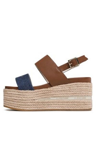 U.S. Polo Assn. us polo assn women's espadrilles LOREN007 brown
