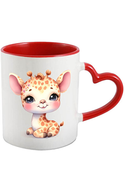 StoryGift Romania Cana Cu O Girafa Micuta | Ilustratie | Rosie In Obraji | Fl...