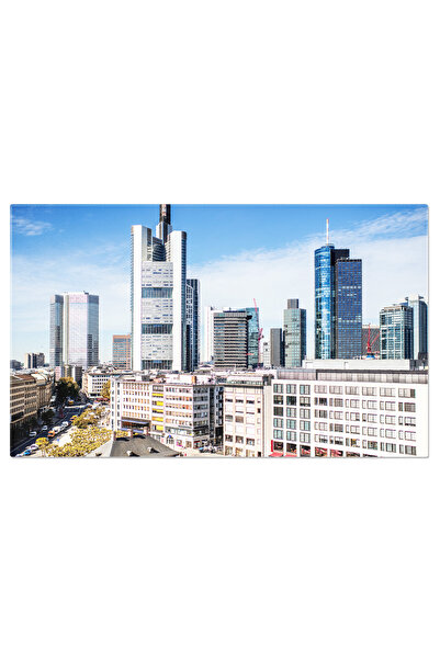 StoryGift Romania Tablou Canvas Skyline Frankfurt Cu Raul Main 2023, Frankfur...