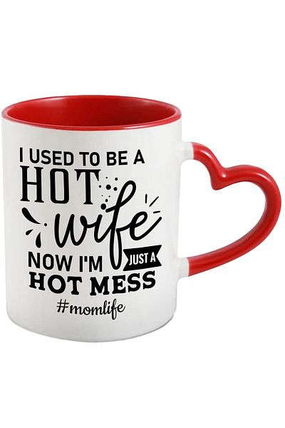 StoryGift Romania Mug for women who were hot wives, and now are hot disasters, With,STG.