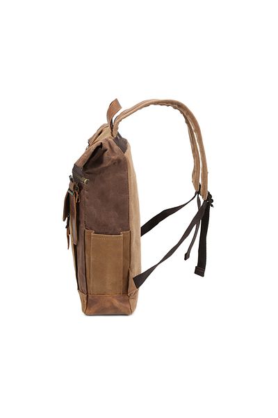 JOLAR. Unisex backpack for travel, hiking, vintage retro style, waterproof, JOLAR. YD-7951 Coffee