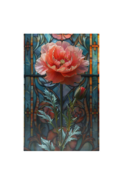 StoryGift Romania Tablou Canvas Floarea De Vânt Și Bobocul Cu Tulpină Dreaptă...