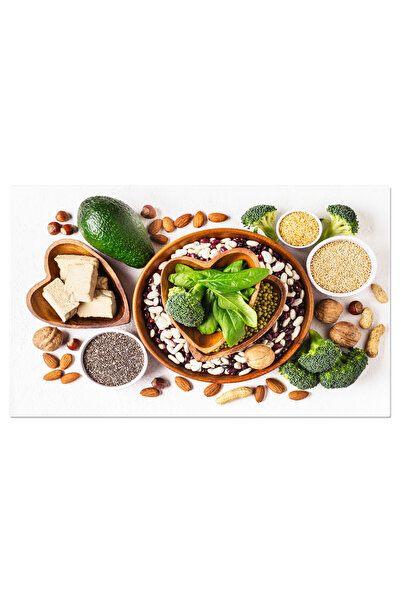 StoryGift Romania Tablou Canvas: Bogatia Nutrientilor - Superalimente Vegetar...