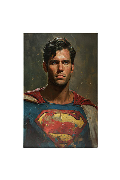 StoryGift Romania Tablou Canvas: Tristețea Lui Superman Greutăți Apăsătoare Pe Umerii Puternici Ai Eroului Iubit