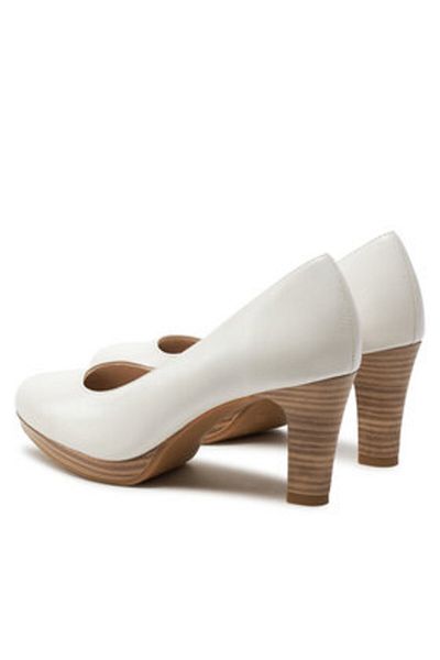 Tamaris pantofi cu toc pentru femei 1-22410-41 albi