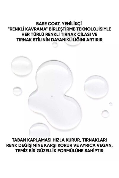 Essence Colour Grip Base Coat Parlak Top Cila