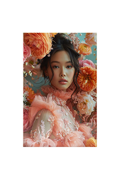 StoryGift Romania Tablou Canvas Frumusețe Asiatică De O Naturalețe Delicată Ș...