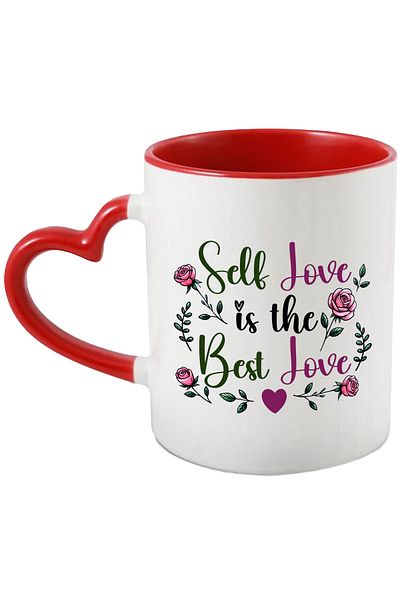 StoryGift Romania Mug with the message "Sell love is the best love", illustration, motivational, sale,, With ,STG.