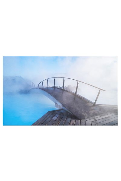 StoryGift Romania Tablou Canvas Laguna Albastra Din Islanda Spatiu De Relaxare Geotermal Islanda, Geotermal, Natu