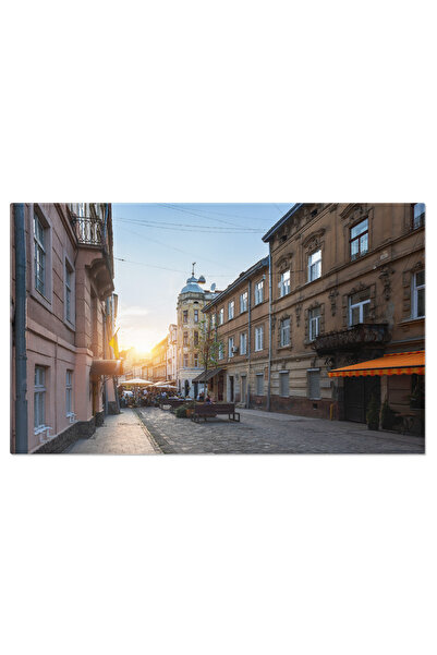 StoryGift Romania Tablou Canvas Strada In Centrul Orasului Lviv, Ucraina, Lvi...