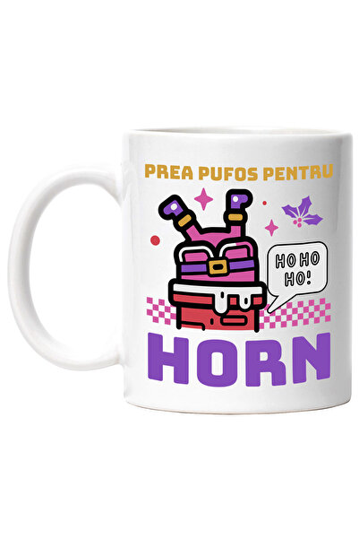 StoryGift Romania Cana Prea Pufos Pentru Horn Mos Craciun Blocat Haios, 330ml...