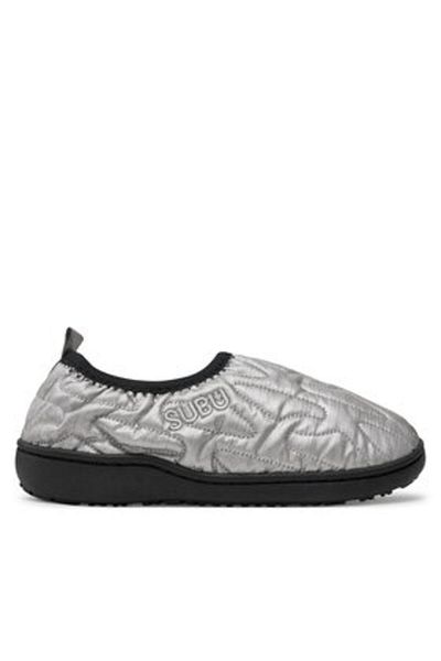 SUBU Papuci unisex SUBPACKABLE OUTLINE SILVER argintii