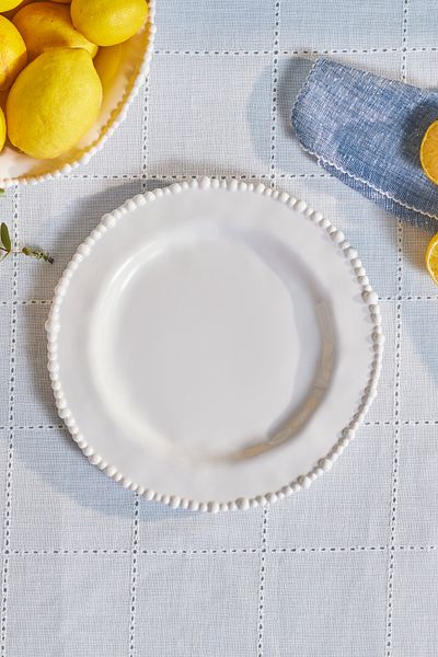 Karaca Perla Melamine Serving Plate 28 cm White