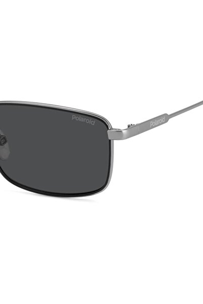 Polaroid Polarized Sunglasses Men Polaroid PLD 6227/S/X SVK/M9, Metal, Silver, 56 mm