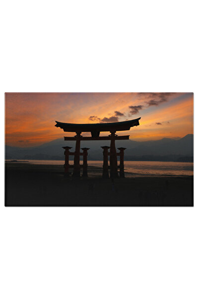 StoryGift Romania Tablou Canvas Torii Celebru Plutind La Amurg Torii, Amurg, ...
