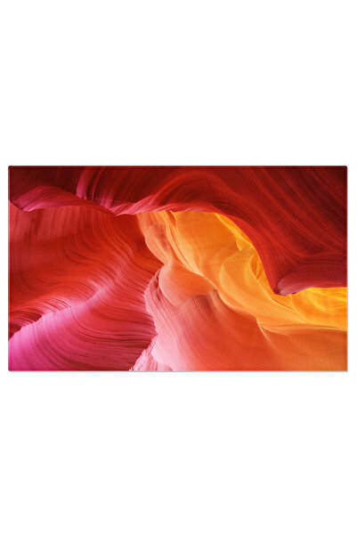 StoryGift Romania Tablou Canvas Nuante De Culori In Antelope Canyon Red, Orange, Nisip, Canion, Culori 1371