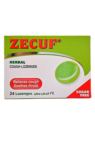 Zecuf Herbal Lozenges Sugar Free 24'S