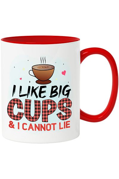 StoryGift Romania Mug with the message "I like big cups & I cannot lie", illustration, liquid, fluid, no, With,STG.