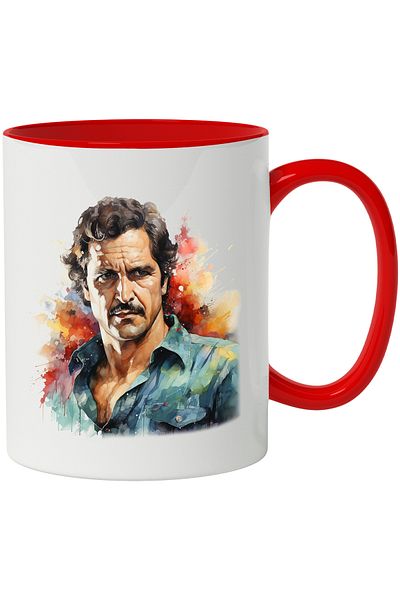 StoryGift Romania Mug With Tom Selleck, Actor, Celebrity, Star, Movie, Multicolor 330 ml, Ceramic, With ,STG.