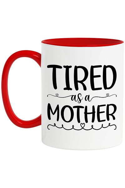 StoryGift Romania Mug for a tired mother with a message in English - obstacles, difficulties with Man, Cu, STG.