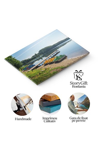 StoryGift Romania Tablou Canvas Turn De Piatra Balans Si Armonie Taiwan, Peisaj Maritim, Coasta, Arhitectura, Pia