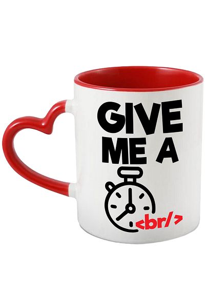 StoryGift Romania Mug for programmers with the message "Give me a <br/>" - leave me with Maner Ini, Cu,STG.