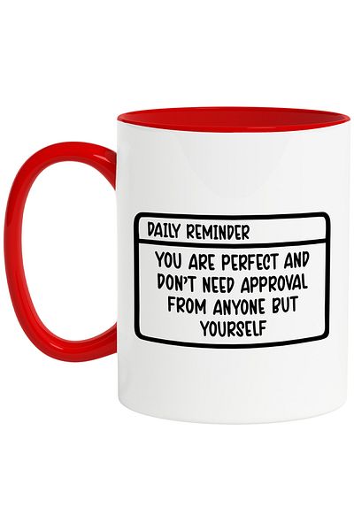 StoryGift Romania Mug for those who consider themselves perfect and do not need the confirmation of others, With ,STG.