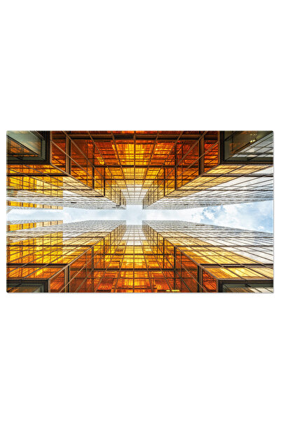 StoryGift Romania Tablou Canvas Silueta Uimitoare A Hong Kong-ului, 3d, Arhit...