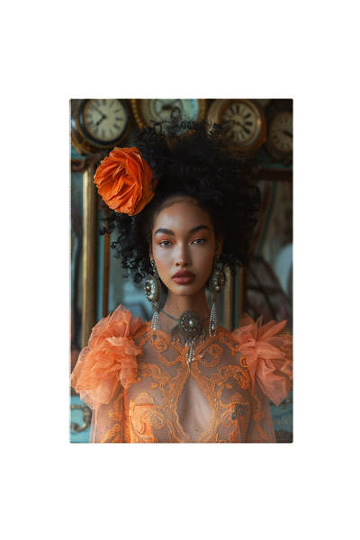 StoryGift Romania Tablou Canvas Farmecul Dantelei Mister Feminin Al Fetei Cu ...