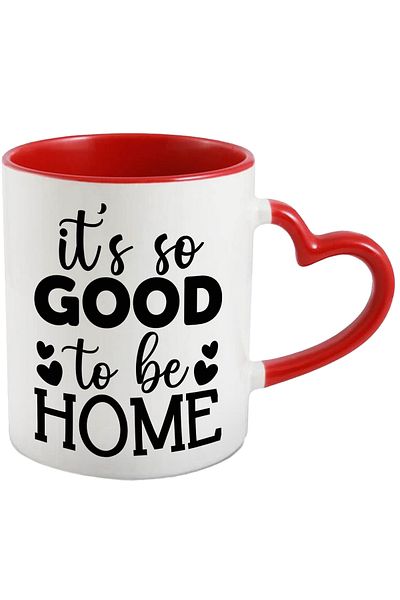 StoryGift Romania Heart mug for those who have finally arrived home - long journey with Handle, With, STG