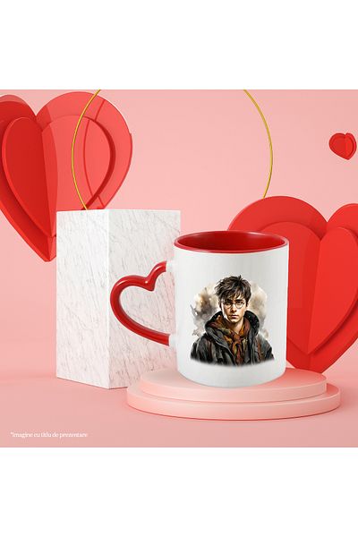 StoryGift Romania Harry Potter Mug, Fictional Character, Wizard, Hogwarts, Multicolor 330 ml, Ce, Cu,STG