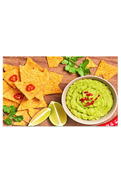StoryGift Romania Tablou Canvas Guacamole Un Delicios Dip Mexican Cu Avocado,...