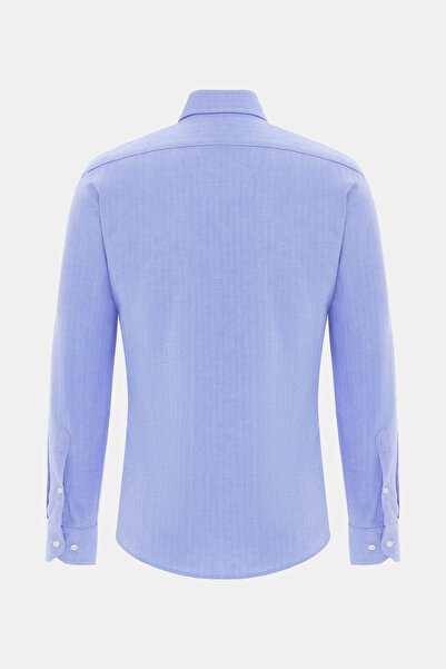 W Collection MAVİ UZUN KOLLU GÖMLEK