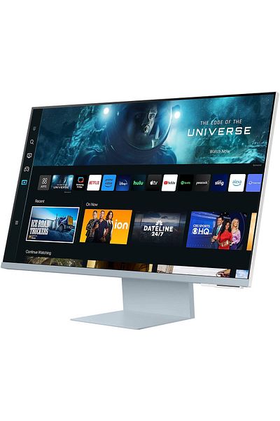 Samsung 32" Smart Monitor M8, 4K UHD (3840x2160), Smart TV Apps, USB-C Connectivity, White |
