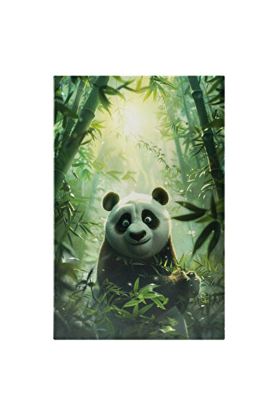 StoryGift Romania Tablou Canvas Micul Ursulet Panda Care Sta Langa Bambus Cu ...