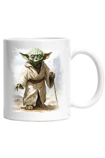 StoryGift Romania Cana Cu Yoda, Star Wars, Toiag, Nisip, Stanci, Sci Fi, Jedi...
