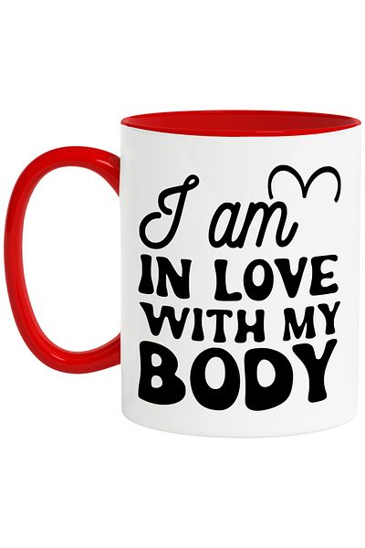 StoryGift Romania Cana Cu Mesajul "i Am In Love With My Body" - Sunt Indragostit De Corpul Meu Cu , Cu ,stg