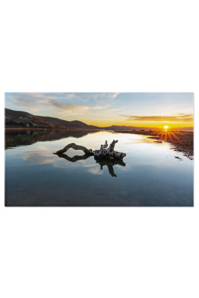 StoryGift Romania Tablou Canvas Reflectii In Apus, Apus, Reflectii, Natura, P...