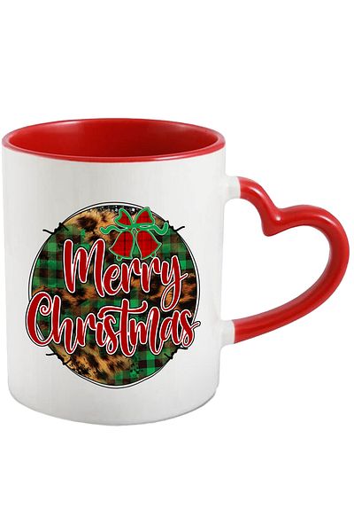 StoryGift Romania Mug with the message "Merry Christmas", Merry Christmas, illustration, winter, bells,, With ,STG