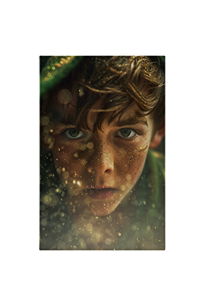 StoryGift Romania Tablou Canvas: Chip Băiat Și Sclipici- Poză Artistică Și Po...