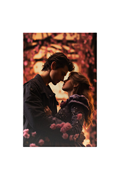 StoryGift Romania Tablou Canvas: Cuplu Indragostit Dragoste Sub Cupola Copaci...