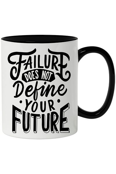 StoryGift Romania Mug With Message In English Failure Does Not Define Your Future, Esecul Nu Iti Defi, With ,STG .