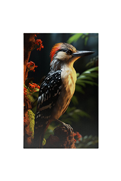 StoryGift Romania Tablou Canvas: Sunetul Fantasmagoric Al Ciocănitoarei Reali...